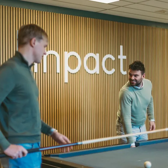 Het kantoor van Inpact in beweging